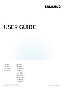 Samsung Galaxy Tab A11 manual. Camera Instructions.